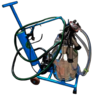 Trolley Milking Machine - Color: Silver