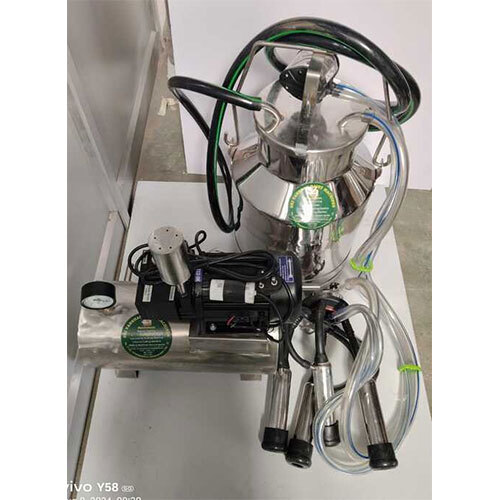 Portable Nano Milking Machine - Stainless Steel, Semi-Automatic Control System | Automatic Operation, 1 Year Warranty