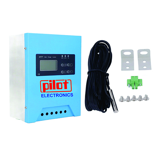 Solar Digital Charge Controller - Color: Silver-Blue