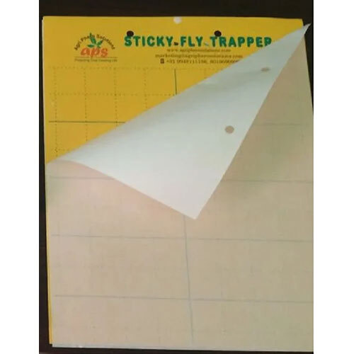 A4 Yellow Sticky Fly Trapper - Application: Agriculture