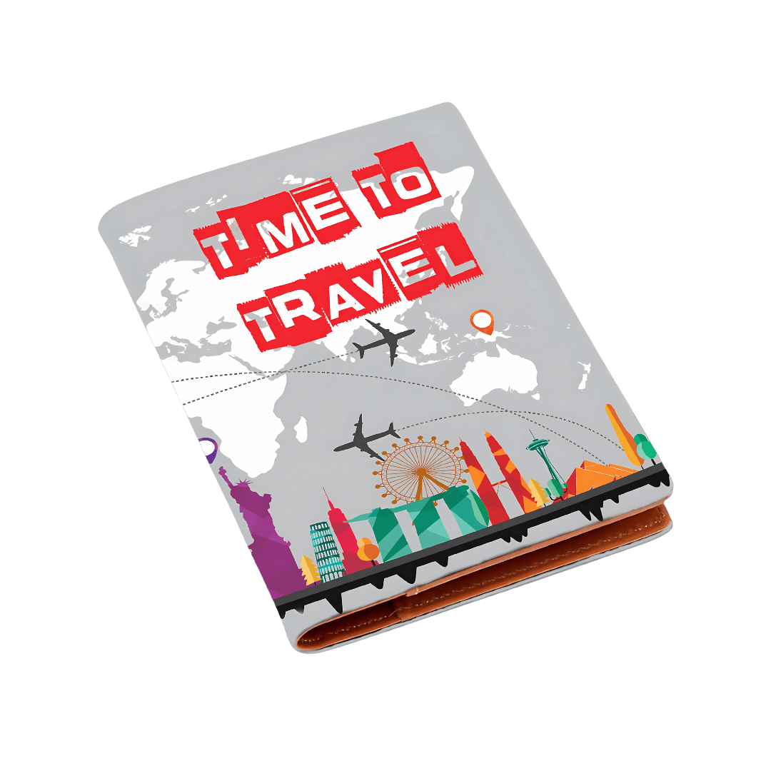 Canvas Passport Covers - High-quality Vegan Leather, Customized Design Options , Multiple Card Slots For Travel Essentials