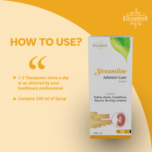 Ashmeri Cure - Kidney Stone & Urinary Tract Infection Management Capsule, Safe & Effective Relief From Burning Micturition, Prevents Recurrence