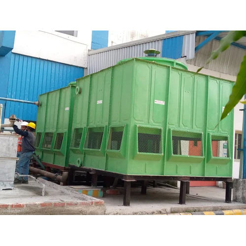 Timber Cooling Tower - Color: Green