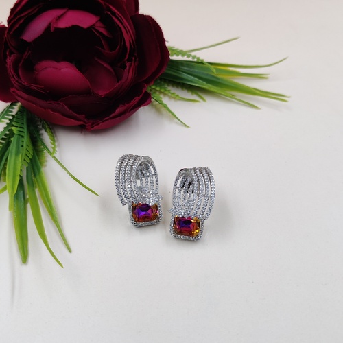 Delicate American Diamond  Earrings