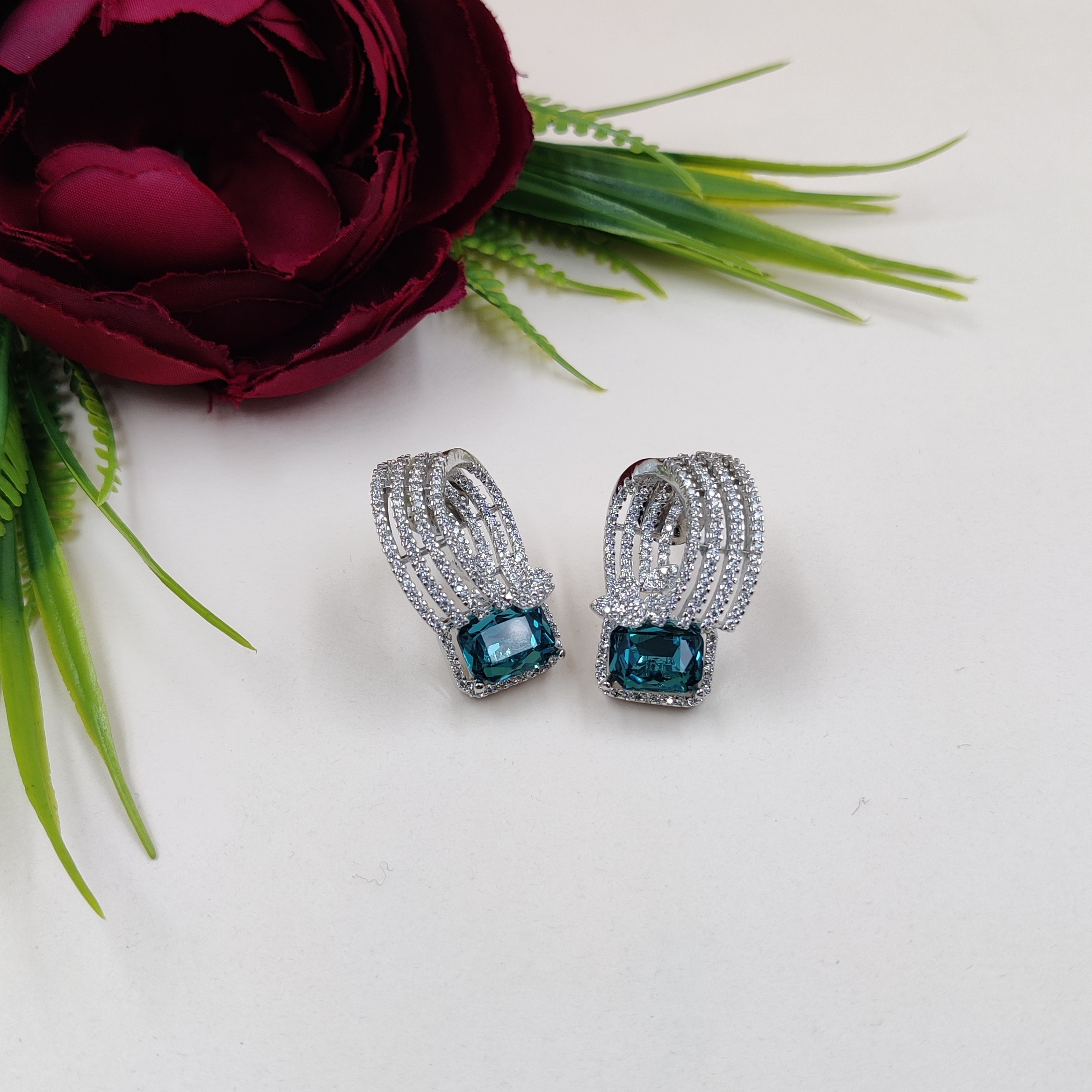 Delicate American Diamond  Earrings