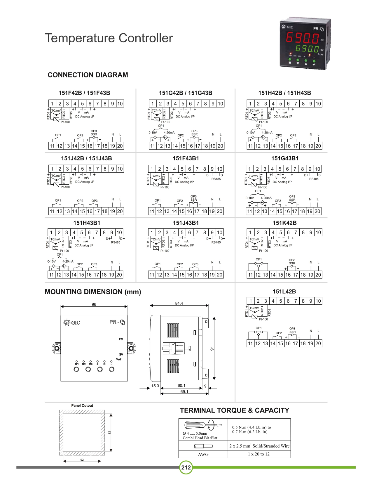 Temperature Controller (GIC)