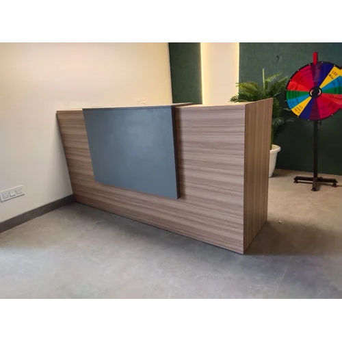 Wooden Stylish Office Reception Desk - Color: Different Available