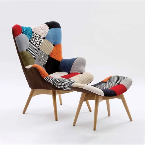 Printed Living Room Chair
