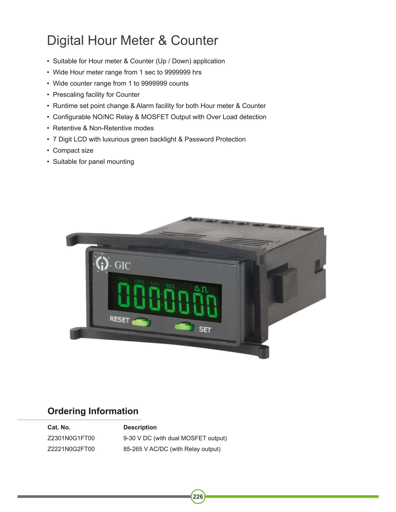 Hour Meter & Counter