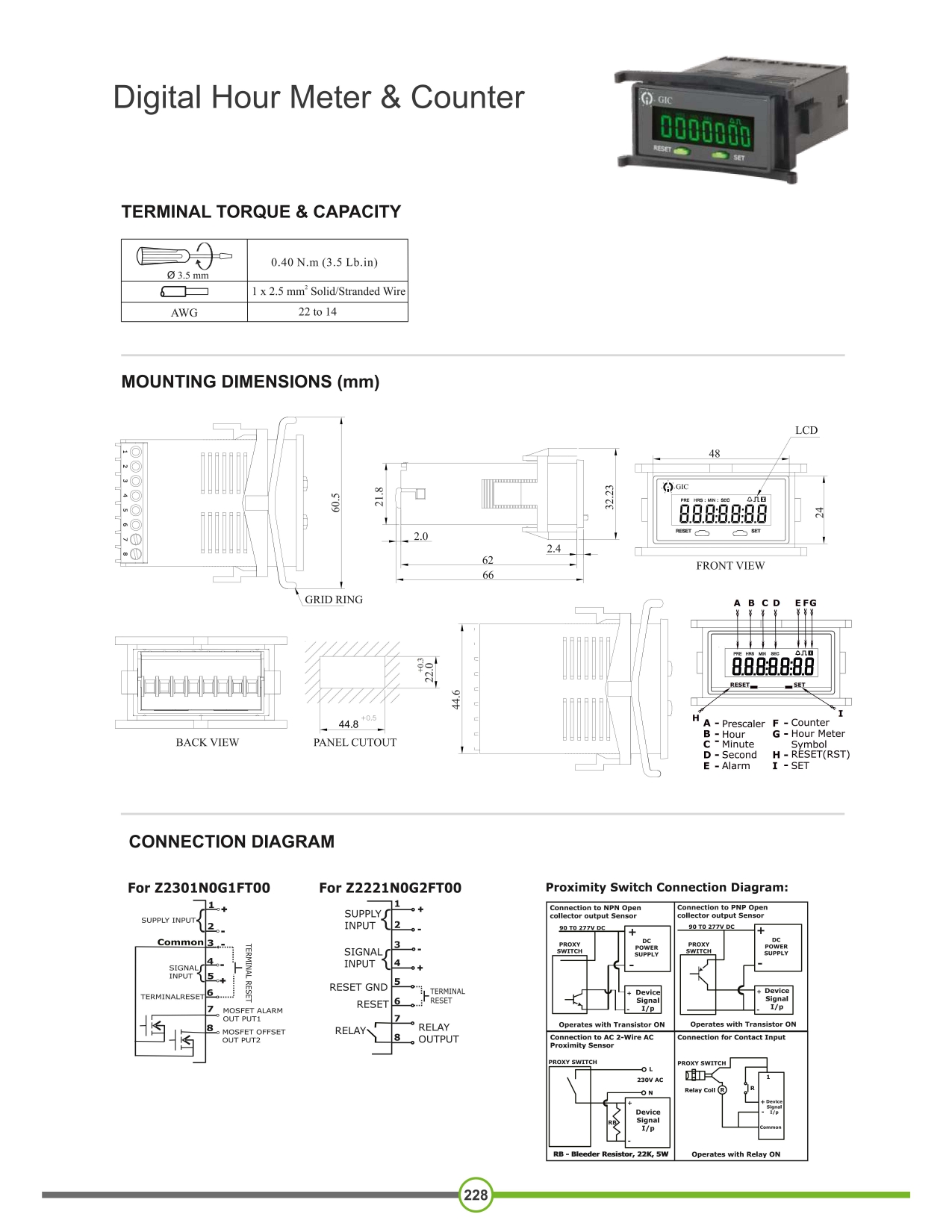 Hour Meter & Counter