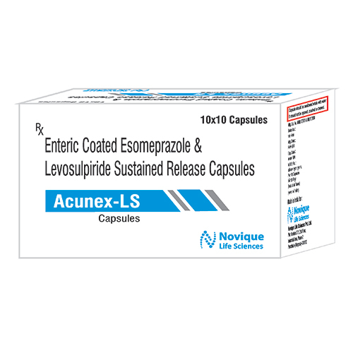 Enteric Coated Esomeprazole And Levosulpiride Sustained Release Capsules