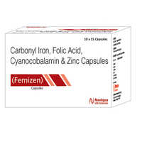 Carbonyl Iron Folic Acid Cyanocobalamin And Zinc Capsules