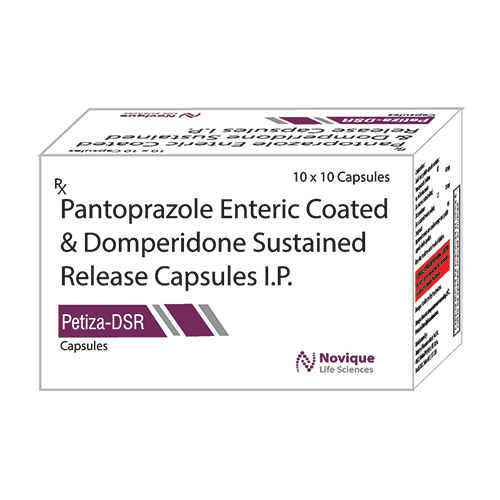 Pantoprazole Enteric Coated And Domperidone Sustained Release Capsules IP