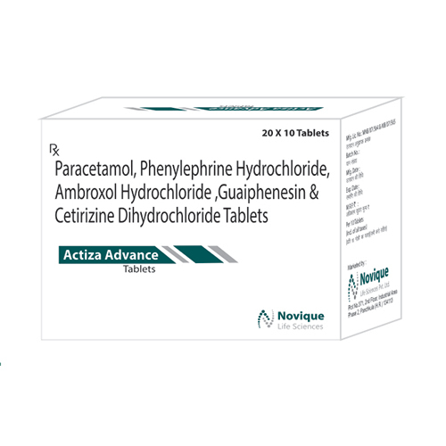 Paracetamol Phenylep Hydrochloride Ambroxol Tablets