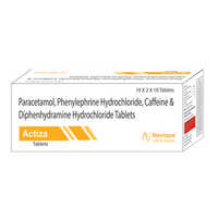 Paracetamol Phenylephrine Hydrochloride Caffeine And Diphenhydramine Hydrochloride Tablets