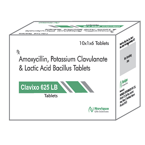 Amoxycillin Potassium Clavulanate And Lactic Acid Bacillus Tablets