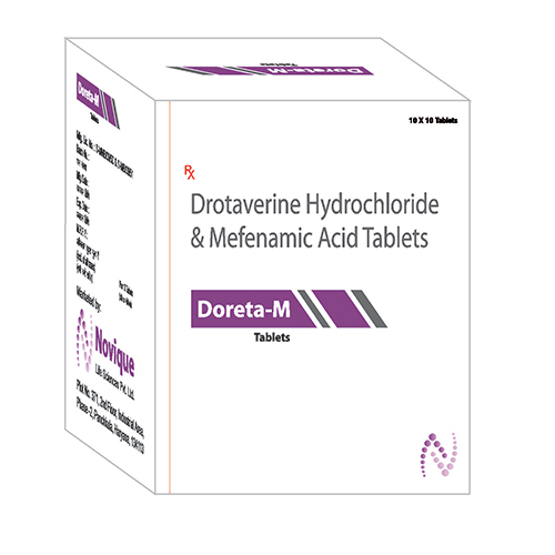 Drotaverine Hydrochloride And Mefenamic Acid Tablets