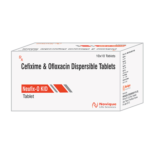 Cefixime And Ofloxacin Dispersible Tablets