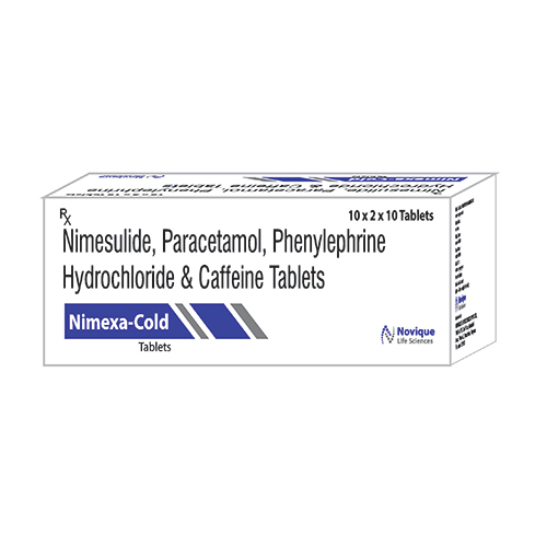 Nimesulide Paracetamol Phenylephrine Hydrochloride And Caffeine Tablet