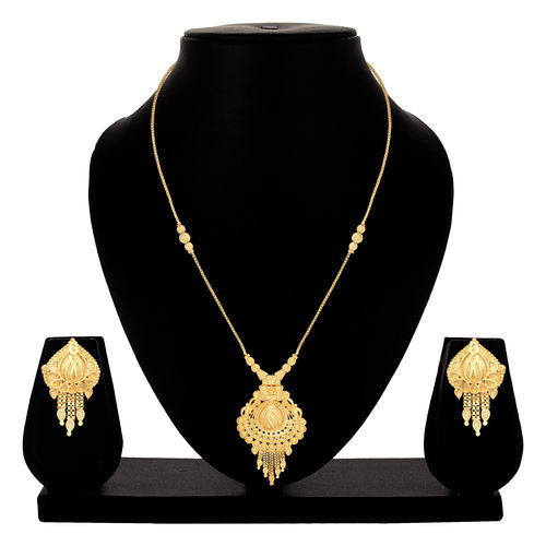 Wedding Gold Jewelry for Women | Forming Necklace | Traditional & Occasion| Gold Plated| gift for her| Party wear