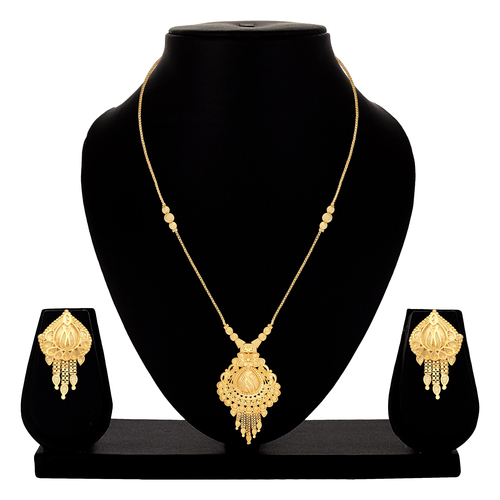 Wedding Gold Jewelry for Women | Forming Necklace | Traditional & Occasion| Gold Plated| gift for her| Party wear.