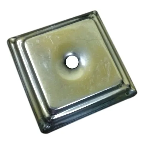 Stainless Steel Base Cap Sq