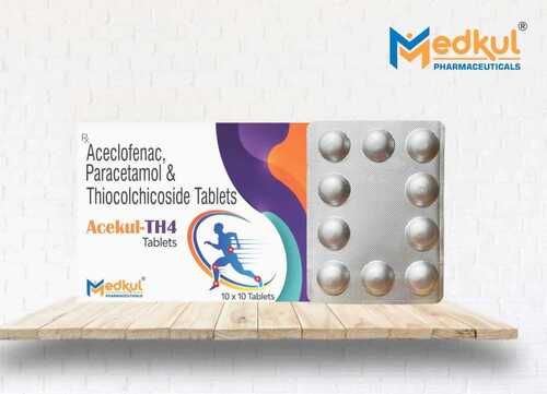 Aceclofenac  Thiocolchicoside  Tablets