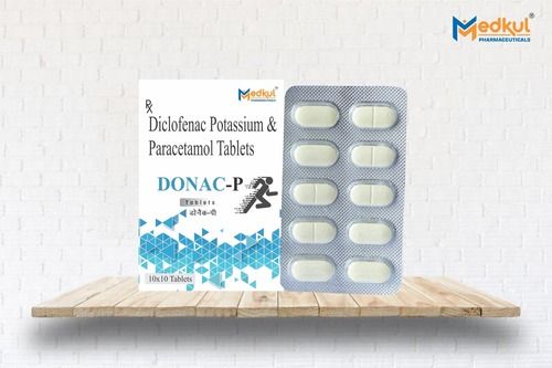 Diclofenac Potassium 50 Mg Paracetamol 325 Mg Tablet