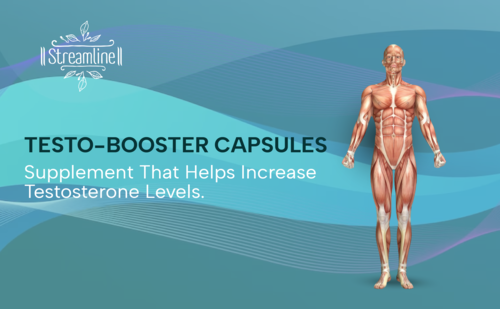 Testo Booster - Natural Herbal Capsules | Immunity Support, Stamina Enhancement, Stress Relief, Hormonal Balance, Energy Boost
