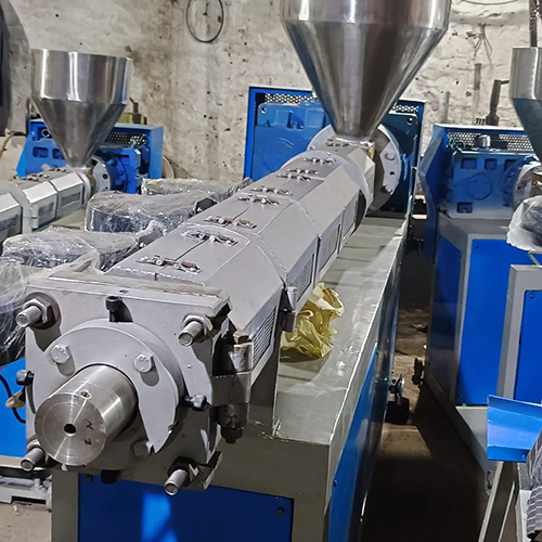 PVC Garden Pipe Extruder Machine - Mild Steel, High-Speed Mixer, Multicolor Paint Coated | Automatic Grade, Human-Machine Interface, 220-440 Volt Power Supply, Warranty Included