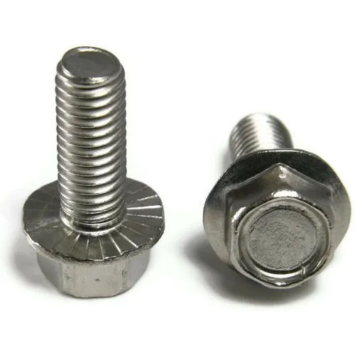 Stainless Steel Flange Bolt - Color: Silver