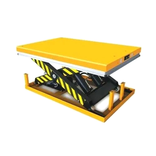 Horizontal Double Scissor Lift Table - Stainless Steel, Max Height 430mm | Hydraulic Drive, Smooth Lifting Mechanism