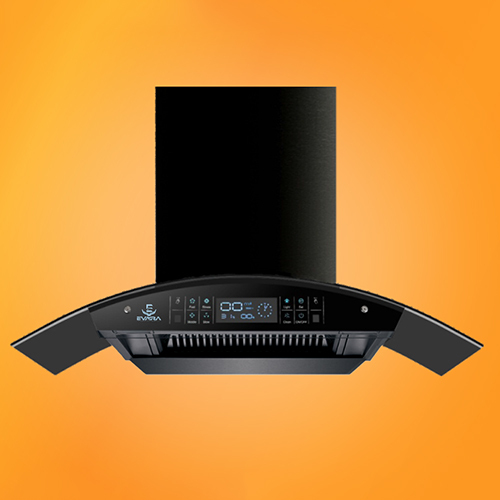 60cm Black Pearl Cooker Hood Chimney