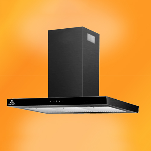 90cm Slate Island Cooker Hood Chimney
