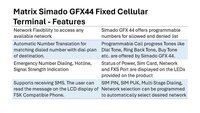 4 Port Matrix Simado GFX44 GSM Media Gateway Devices