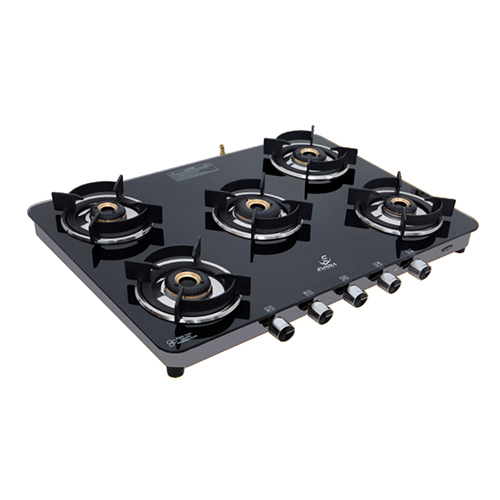 SKA-541 5 Burner Premium Toughened Glass Cooktop
