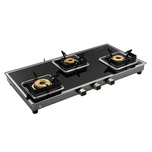 SKA-340 3 Burner Toughened Glass Mirror Cooktop