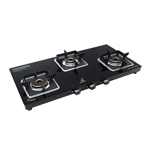 SKA-370 3 Burner Toughened Glass Slim Cooktop