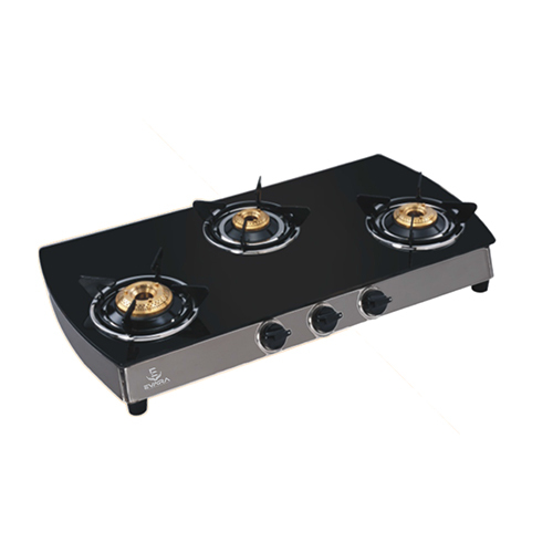 SKA-090 3 Burner Toughened Glass Cooktop