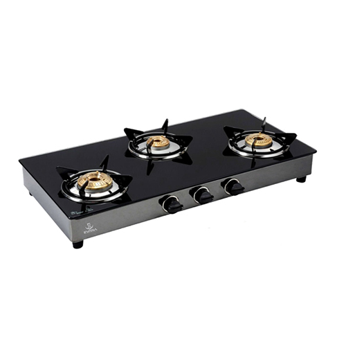SKA-340 3 Burner Toughened Glass Cooktop