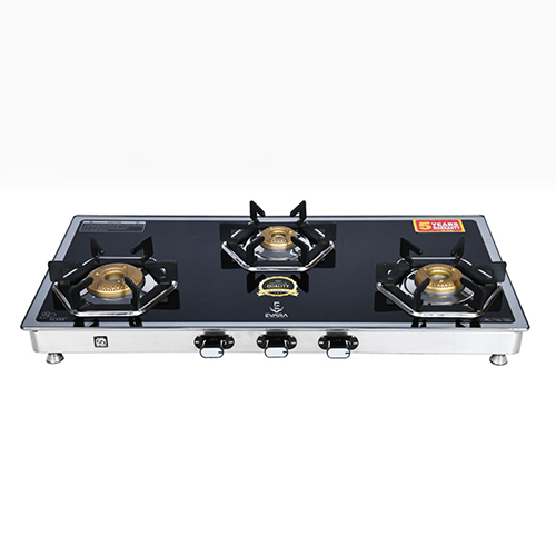 3 Burner Accord Series Heavy Duty Toughened Glass Cooktop