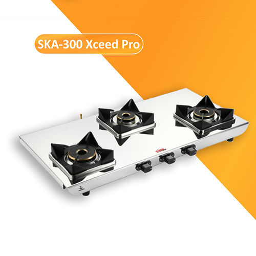 Ska-300 Stainless Steel Xceed Pro Cooktop - Gas Type: Lpg