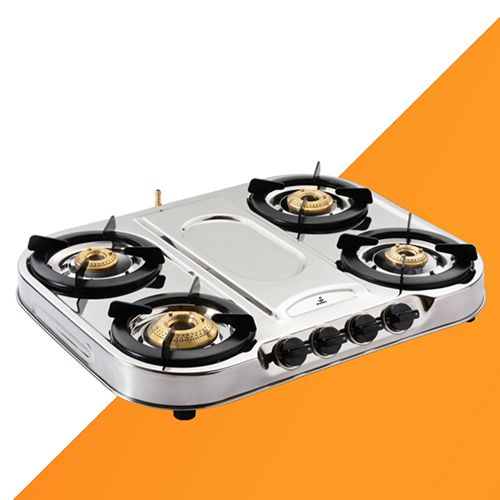 SKA-404 4 Burner Stainless Steel Cooktop