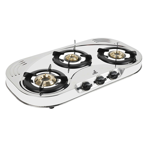 SKA-656 3 Burner Stainless Steel Cooktop