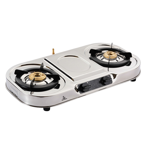 SKA-246 2 Burner Stainless Steel Cooktop