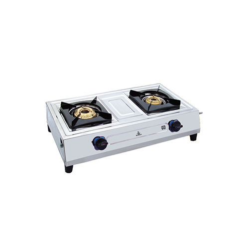 Ska-218 2 Burner Stainless Steel Supreme Cooktop - Gas Type: Lpg