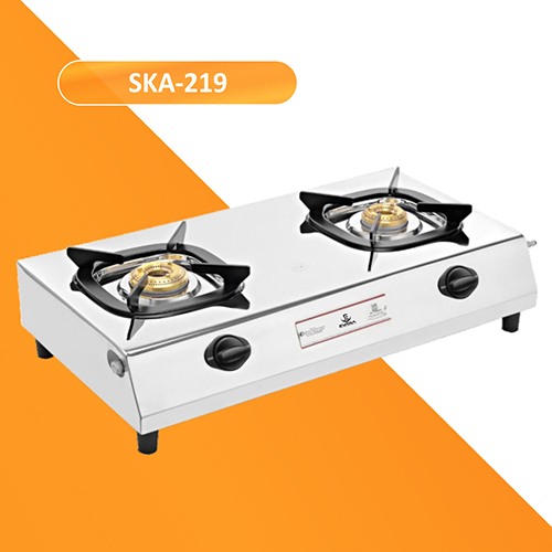 SKA-219 2 Burner Stainless Steel Cooktop