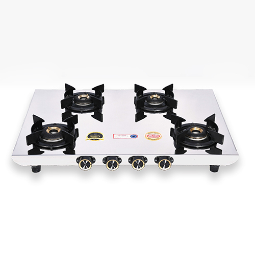 4 Burner Bahubali Series Stainless Steel Cooktop