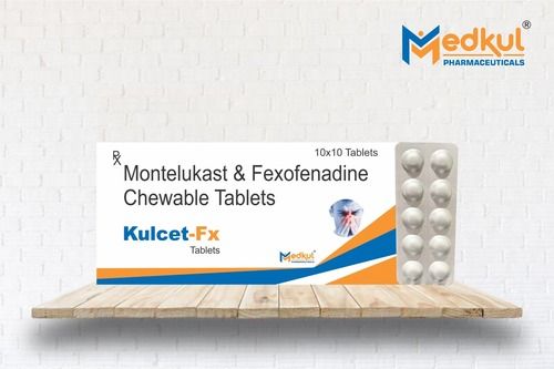 Fexofenadine Hydrochloride I.P 120 mg & Montelukast Sodium I.P. 10 mg Chewable Tablets