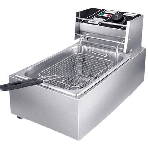 Stainless Steel Single Deep Fryer - Capacity: 8 Litre Ltr/Hr